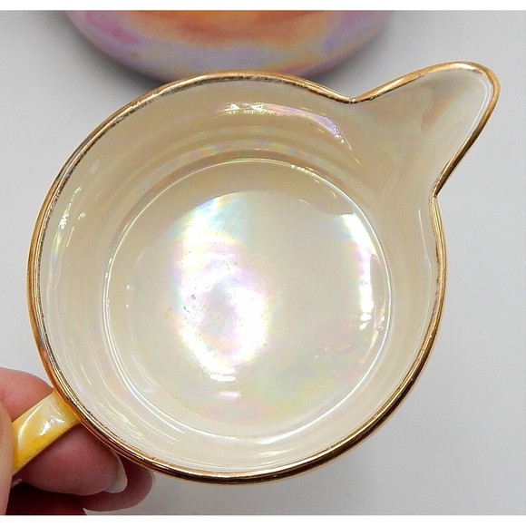 Royal Winton Grimwades Two Tone Luster 4 Piece Individual Stacking Tea Set - Picture 15 of 15